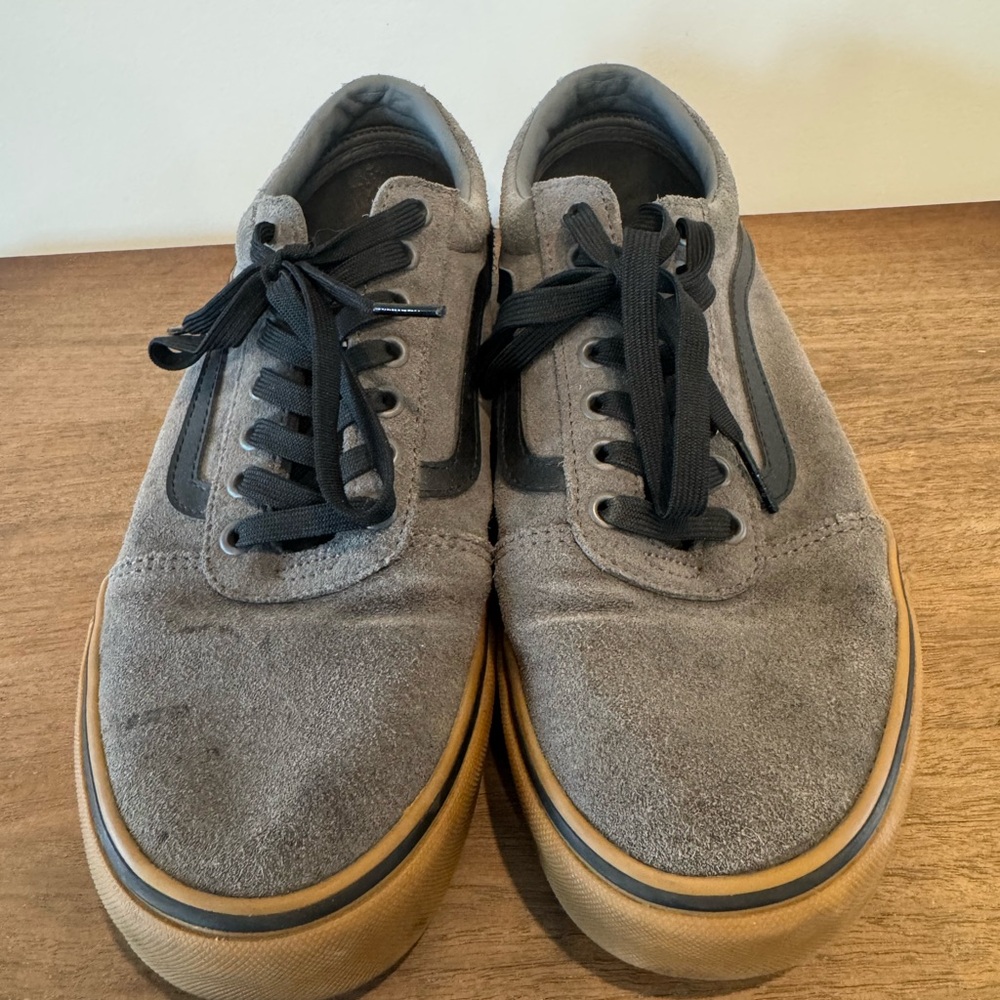 Vans Gray Suede Old Skool Skate Shoe